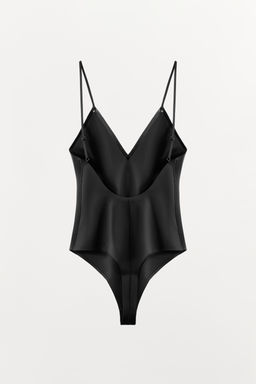 BODY TIRANTES CON POLIAMIDA / Negro - Zara фото 7