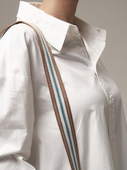 Сумка кожаная кросс-боди Deboro 30347 минт