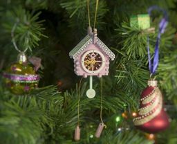 Новогоднее украшение: Часы с маятником 3015