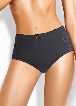 CLE M993/1 Трусы жен. Кружево хлопок чёрный