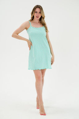 Ночная сорочка из кулирки Оливия звезда на ментоле