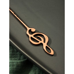 Ложка десертная из нержавеющей стали Magistro Нота, длина 15 см, цвет бронзовый  фото 3