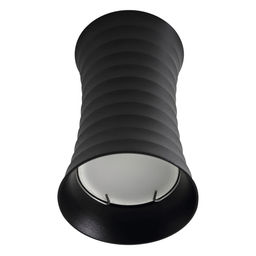 DLC-S605 GU10 BLACK Светильник декоративный накладной, серия Sotto. Без лампы, цоколь GU10. Металл. Черный. TM Fametto