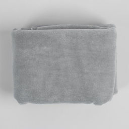 Отрез трикотажный для рукоделия, велюр, цвет тёмно-серый, 45 50 см - Страна карнавалия фото 3