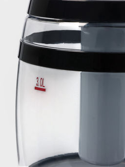 Пивной бочонок «Банный», колба 3 л, ёмкость для льда, подсветка, пластик, чёрный