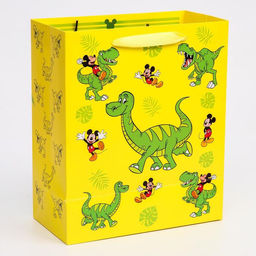 Пакет ламинированный вертикальный, 23 х 27 х 11,5 см Dino, Микки Маус - Disney фото 2