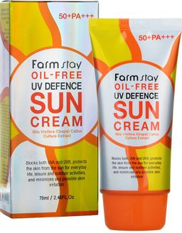 ***Крем солнцезащитный обезжиренный FARMSTAY Oil-Free UV Defence Sun Cream SPF50+ PA+++, 70мл