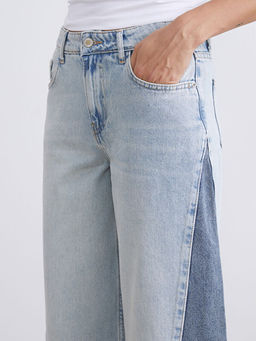 Wideleg Kad?n Jean Pantolon