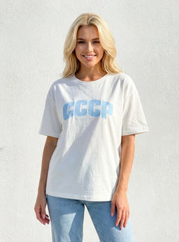 K13331 Футболка (плотный хлопок) БЕЛЫЙ