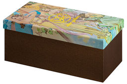 Ваза 3 л 12,5*12,5*28 см Времена суток квадрат, NEW BONE CHINA - Elan gallery фото 10