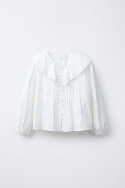 ROMANTIC SHIRT WITH EMBROIDERED FLOWERS - Zara фото 6