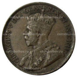 Монета 1 цент 1918 года Канада