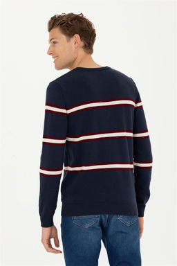 Мужской темно-синий свитер - U.s. polo assn фото 5