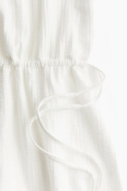 Vestido de algodon con cordon de ajuste - H&m фото 5