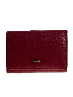 Женский кошелёк из искусственной кожи, цвет бордовый