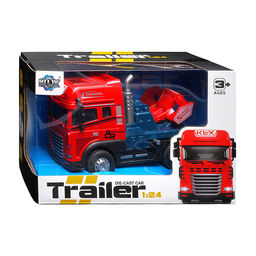 Машина "Трейлер" 1:24 (свет,звук) в коробке