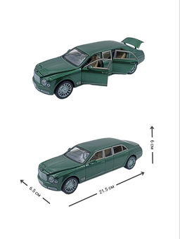 Металл. модель 21,5см "Bentley M929F (1:24) с эмбл." откр-ся 4 двери, капот и багажник (FJ-1007) свет фар, звук, инерция; по 4цв. в блоке