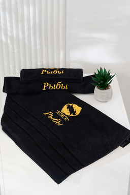 14418/10 Знаки зодиака полотенце махровое плотность 350гр