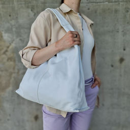 Женская мягкая кожаная сумка хобо 0104-3 - Cidirro фото 4