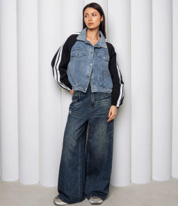 Куртка #КТ612 (5), черный, голубой - Dommod фото 4