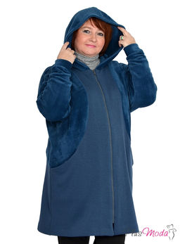 Куртка-полупальто Модель №545 размеры 44-82 - Plusmoda фото 6