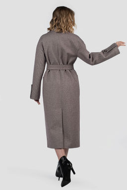 01-12229 Пальто женское демисезонное (пояс) - El podio фото 13