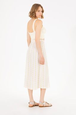 U. S. Polo Assn Женская тканая юбка цвета экрю - U.s. polo assn фото 4