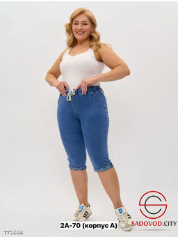 Капри джинсовые женские - Bruno фото 3