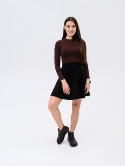 Ботинки женские демисезонные 208.NATAbl.Темно-коричневая оттима/Шерсть