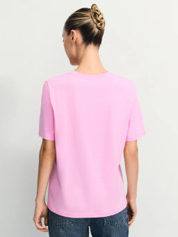 Базовая футболка из хлопка / Zarina  фото 5