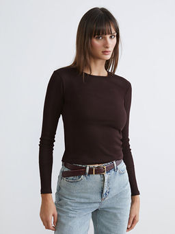 Bisiklet Yaka Fitilli Kad?n Body