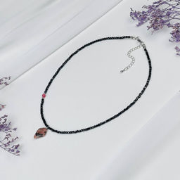 Чокер из Шпинели и Родонита 38 см +