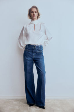 Wide High Jeans - H&m фото 5