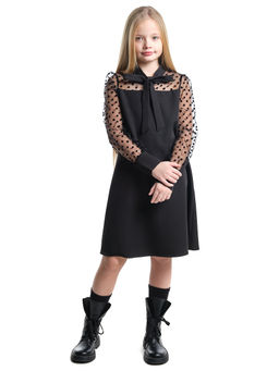 Платье для девочки праздничное нарядная форма детская одежда UD 7848 черный - Mini maxi фото 7