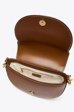 CANVAS STITCH DETAIL CROSSBODY BAG