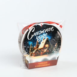 Цена за 2 шт. Чай подарочный Снежное чудо, ассорти, 12.6 г (7 пакетиков х 2 г). - Фабрика счастья фото 5