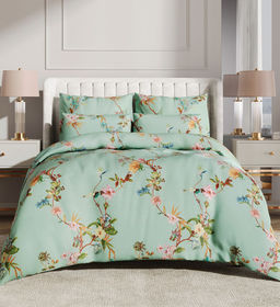 Постельное белье Габриэлла Евро (простыня на резинке 160*200) + 4 наволочки - Ecotex фото 4