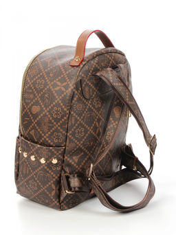LACCOMA рюкзак АС7303-Россия-шоколад эко кожа хлопок