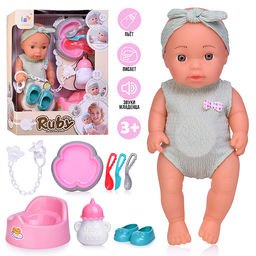 Пупс  "Варенька" с аксессуарами, в коробке