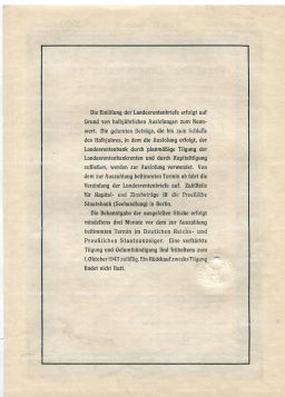 Облигация 4,5% 1000 рейхсмарок 1939 года Германия