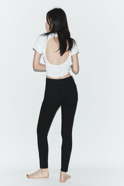 TRF HIGH-WAIST SKINNY JEANS - Zara фото 31