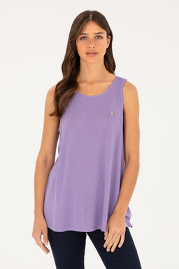 U. S. Polo Assn / Женская сиреневая футболка