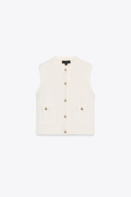 PLAIN KNIT TOP - Zara фото 18