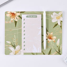 Подарочный набор, планинг-стикеры 30 листов, ручка пластик 8 марта