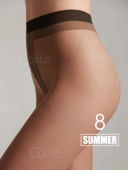 Колготки Conte Elegant Summer 8 полиамид с эластаном натуральный  фото 5