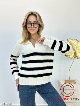 Свитер женский в полоску - Bruno фото 3