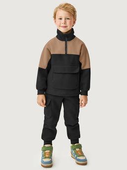 Костюм 7т11726 черный/какао