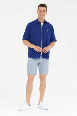 Erkek Mavi Dokuma _ort Sepette S_rpriz _ndirim