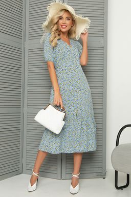 Платье Сюжет о любви (небо) - Эльза фото 5