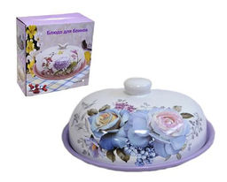 Блюдо для блинов "Сиреневый букет", арт. НС604-Р85, НС620-Р85 (64575)